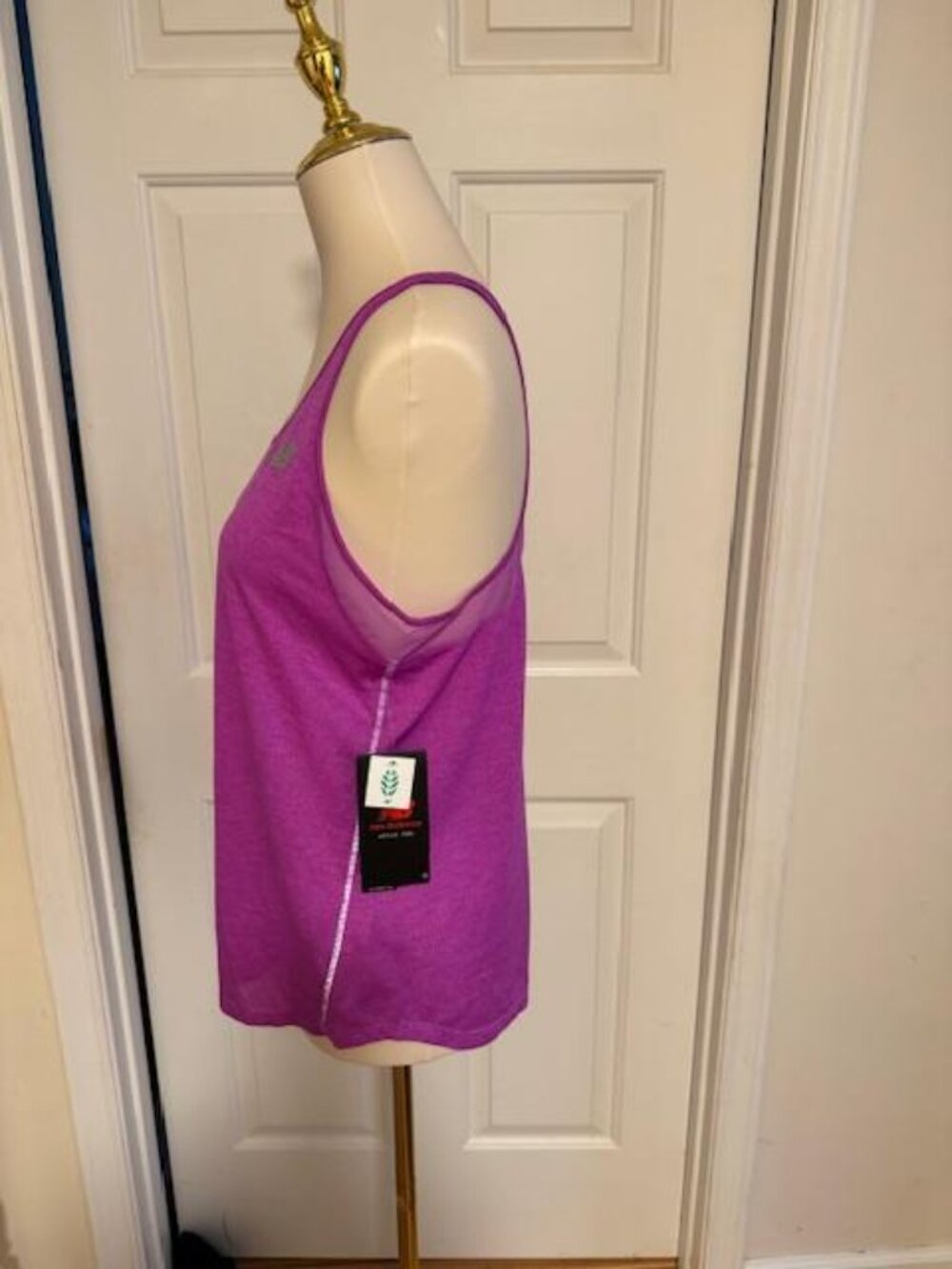New Balance IceX Mesh Back Running Tank • Sz M • NWT • Magenta - Picture 2 of 6